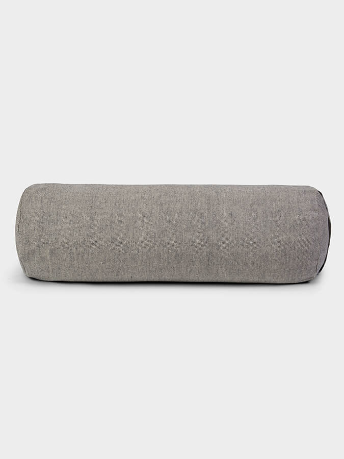 Organic Buckwheat Two Toned Meditation Bolster Cushion