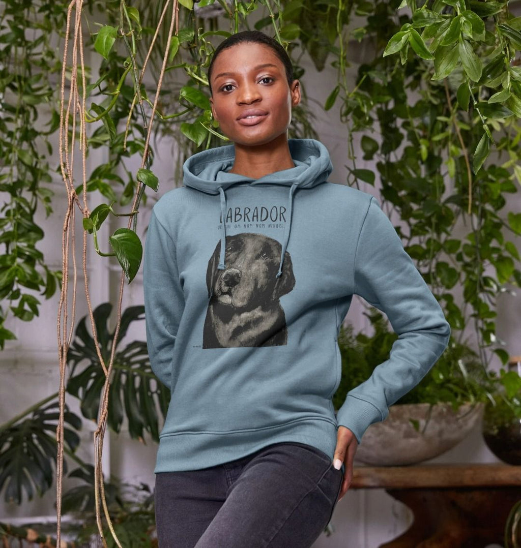 Black Labrador Hoodie for Women