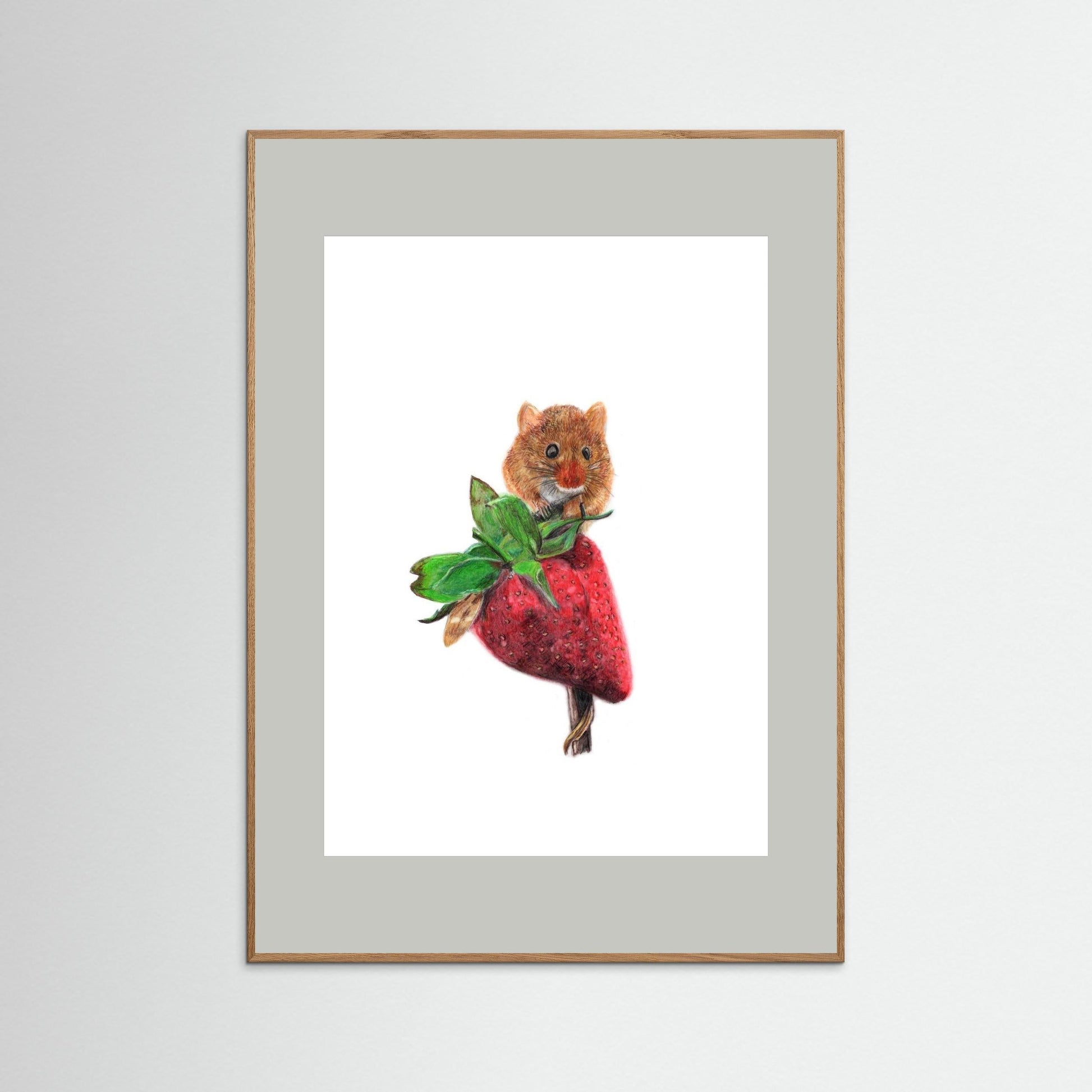 Field Mouse Wildlife Art Print