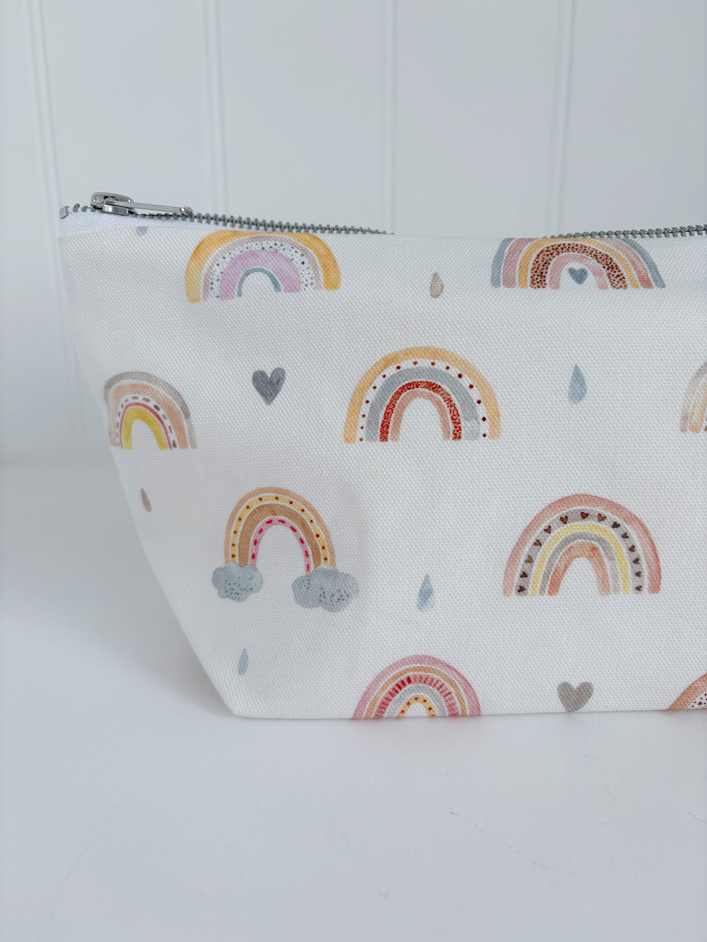 Nappy and wipes pouch - Beau Rainbow Print