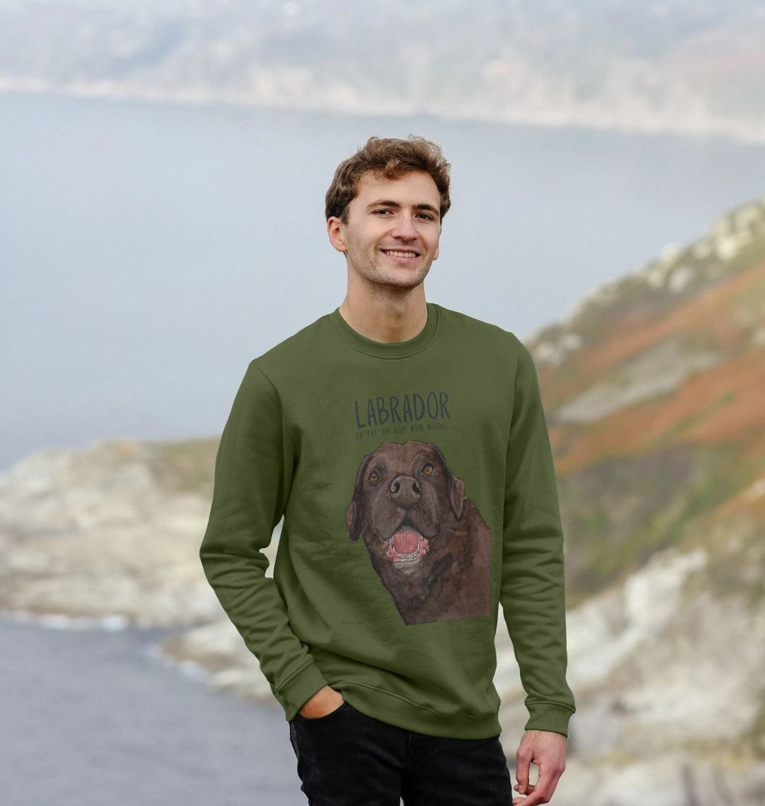 Feast Mode Activated Chocolate Labrador Sweatshirt