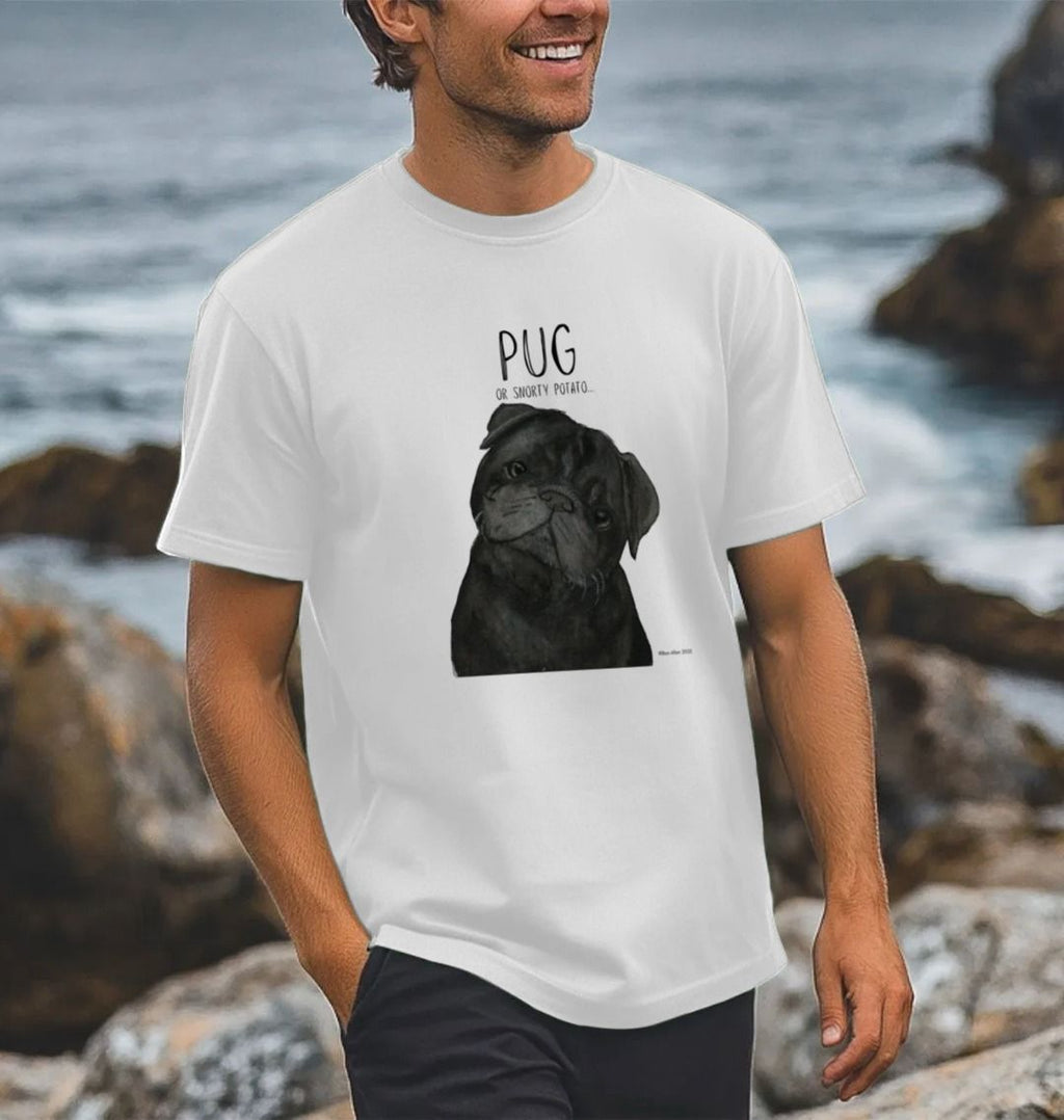 Snorty Potato Men's T-Shirt for Pug Lovers