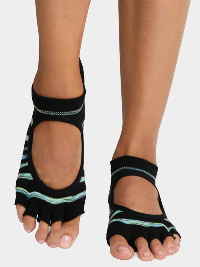 Bellarina Tec Half Toe Yoga Socks for Women