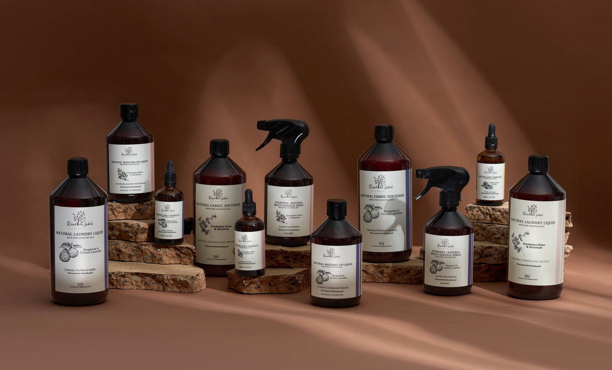 Read The Label London plant-powered eco home cleaning products - hormone-safe laundry and surface cleaners made in the UK at Sostter