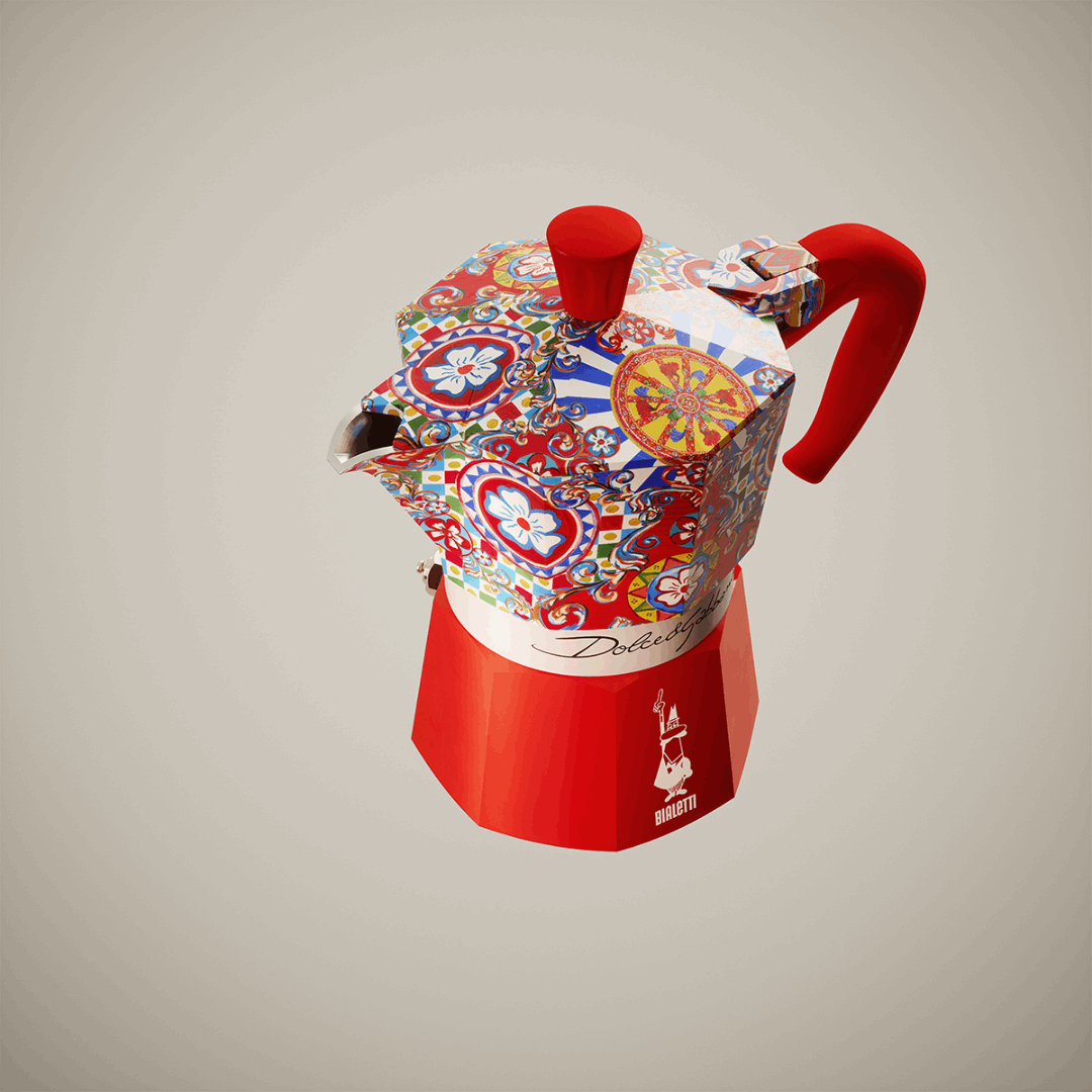 Sicilian Cart Moka Express Stovetop Coffee Maker