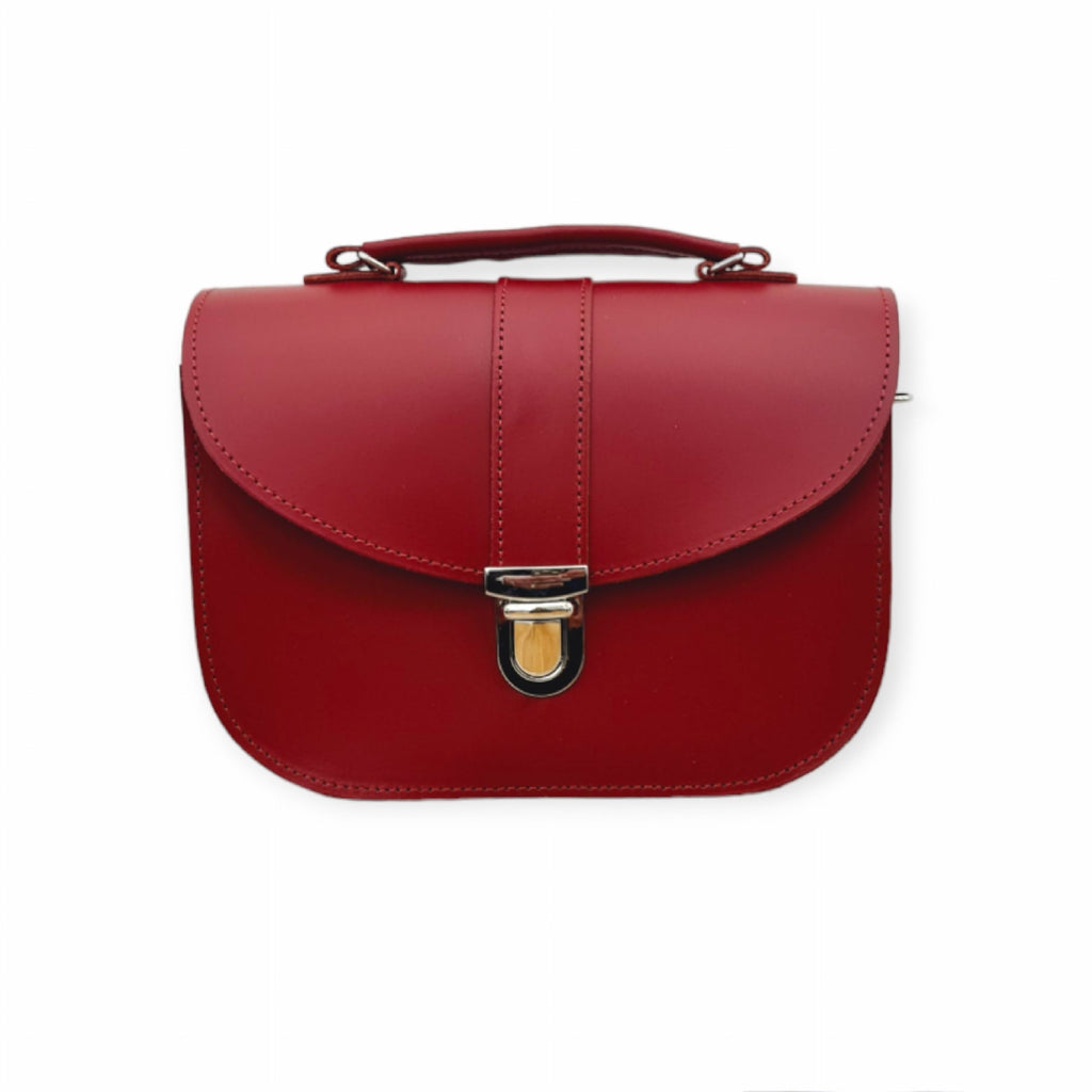 Handmade Red Leather Bag