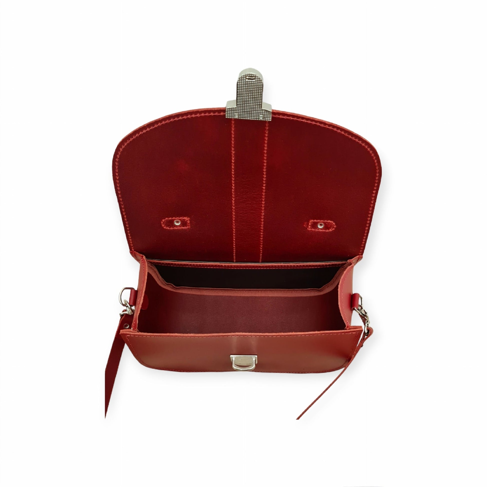 Handmade Red Leather Bag