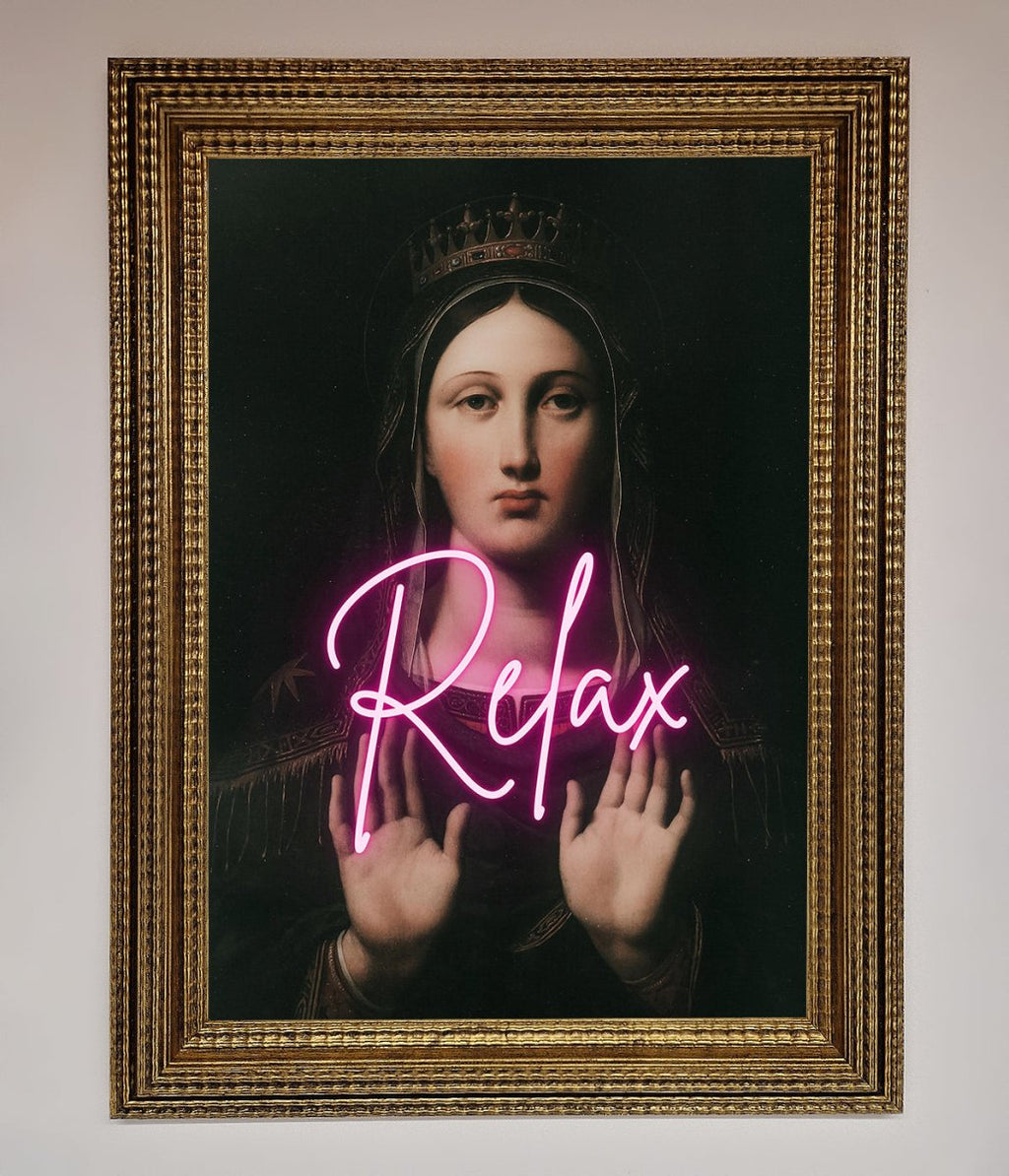 Relax Mate Framed Wall Art