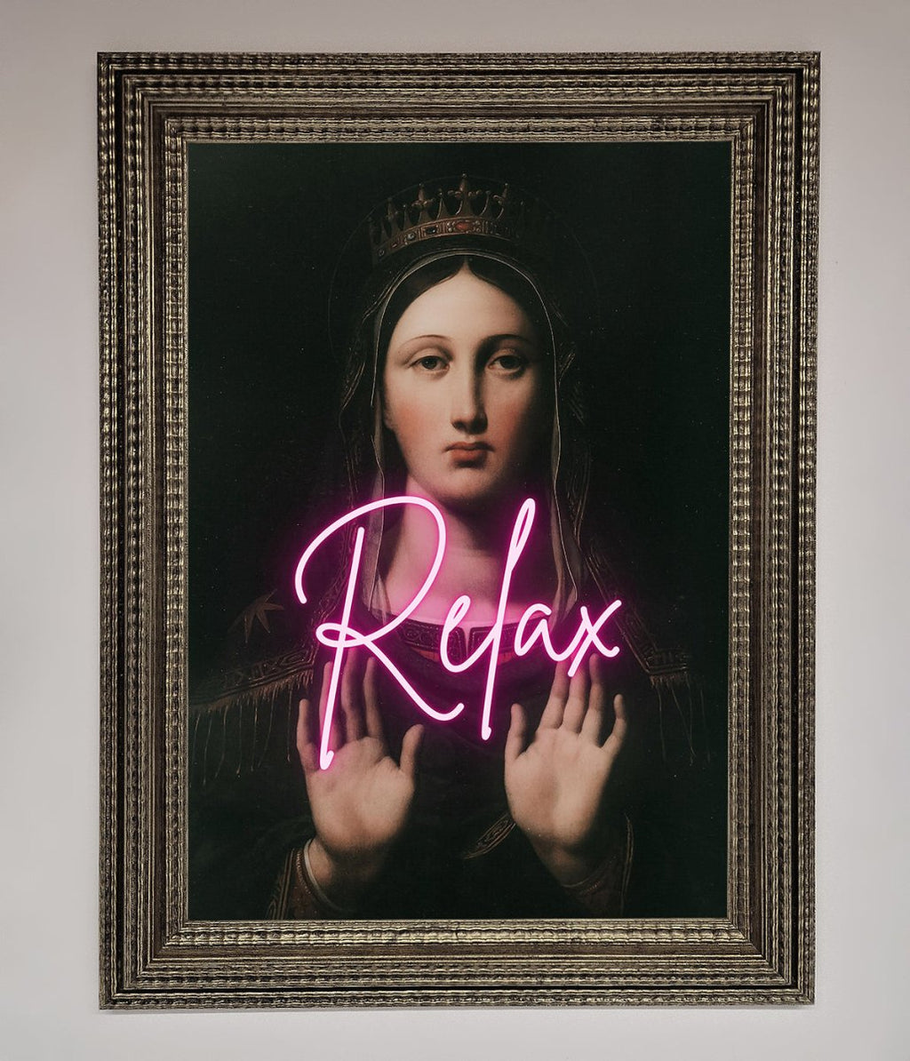 Relax Mate Framed Wall Art