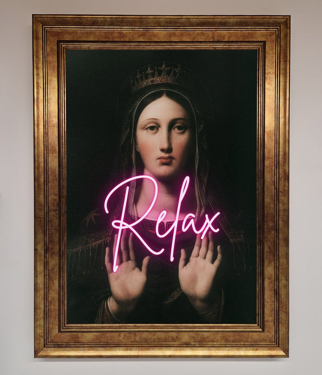 Relax Mate Framed Wall Art