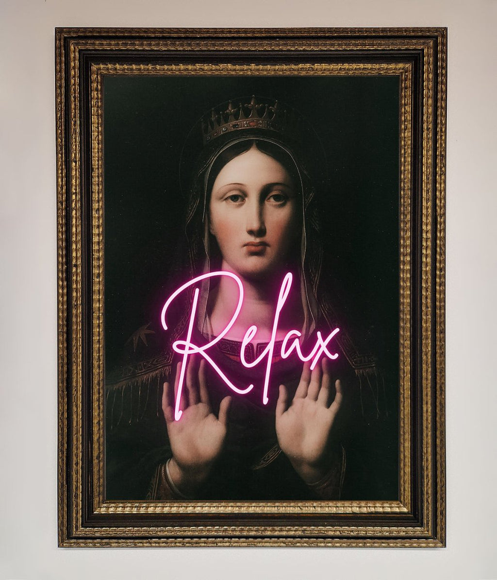 Relax Mate Framed Wall Art