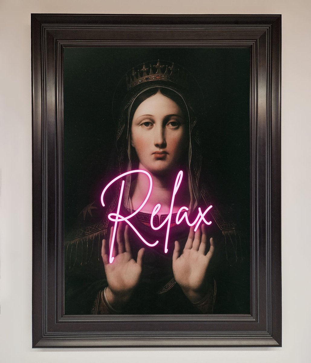 Relax Mate Framed Wall Art