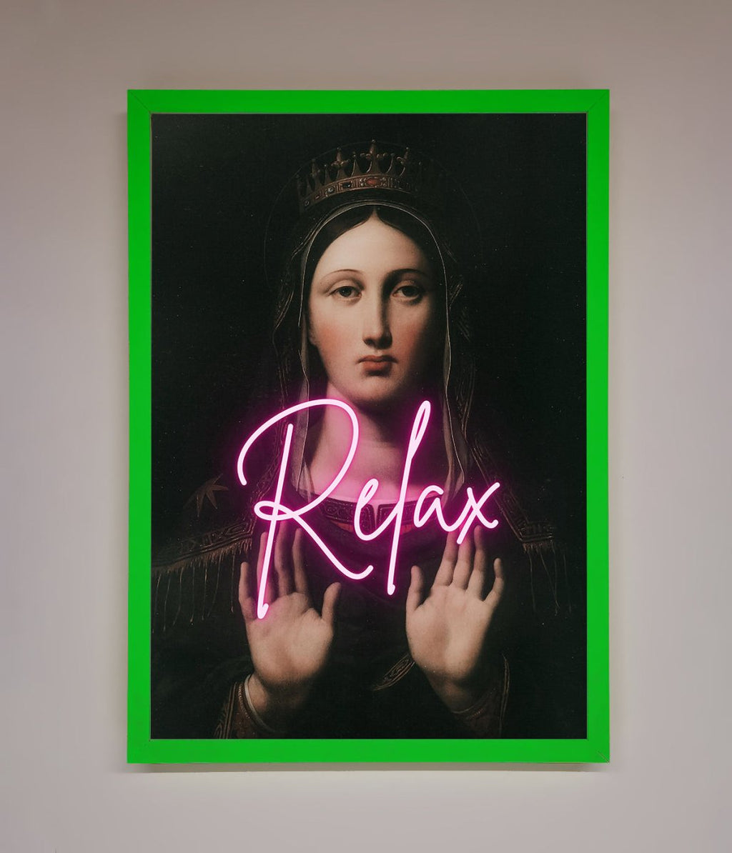 Relax Mate Framed Wall Art