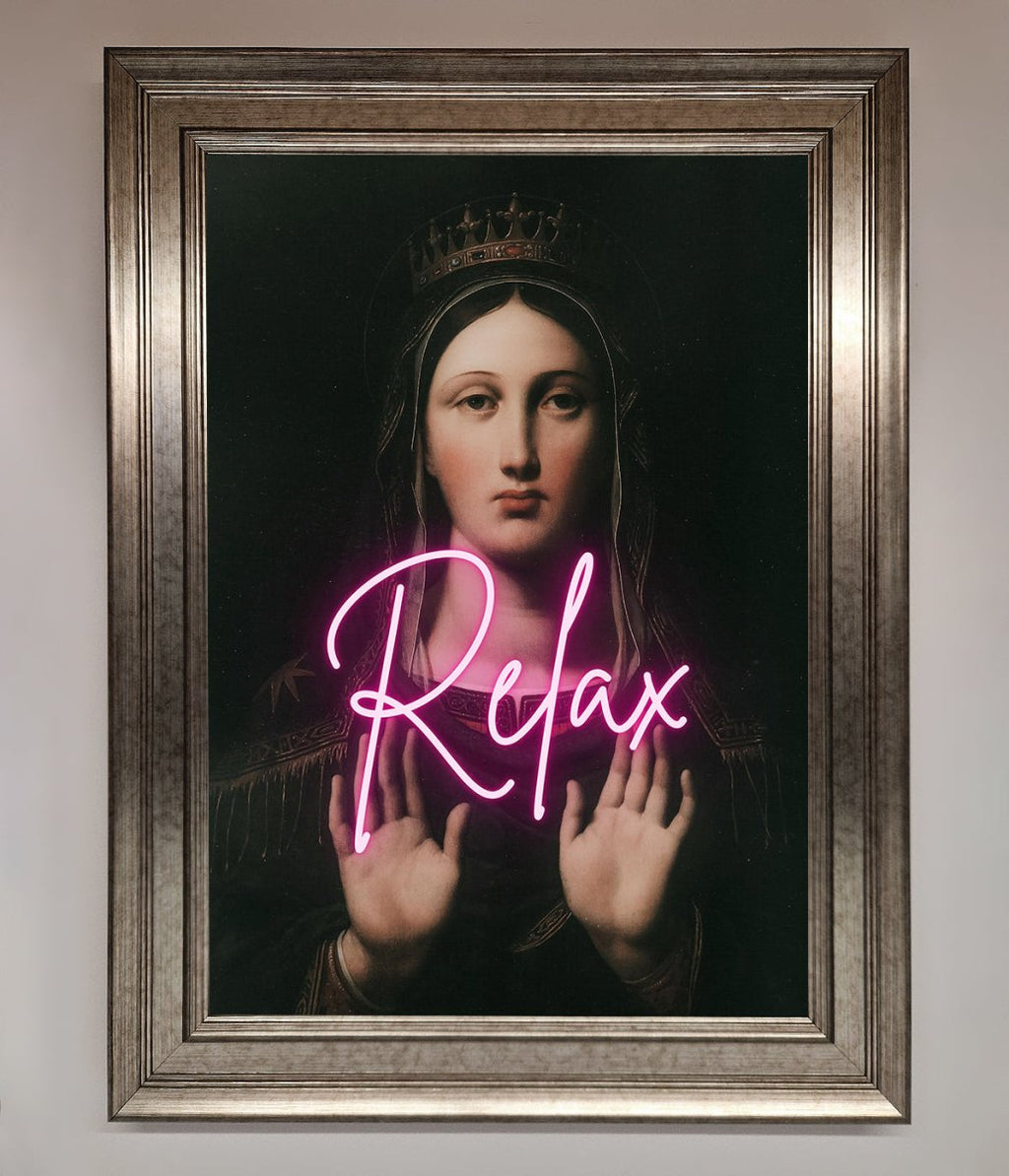 Relax Mate Framed Wall Art