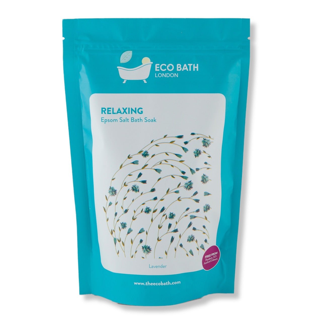 Relaxing Epsom Salt Bath Soak Pouch