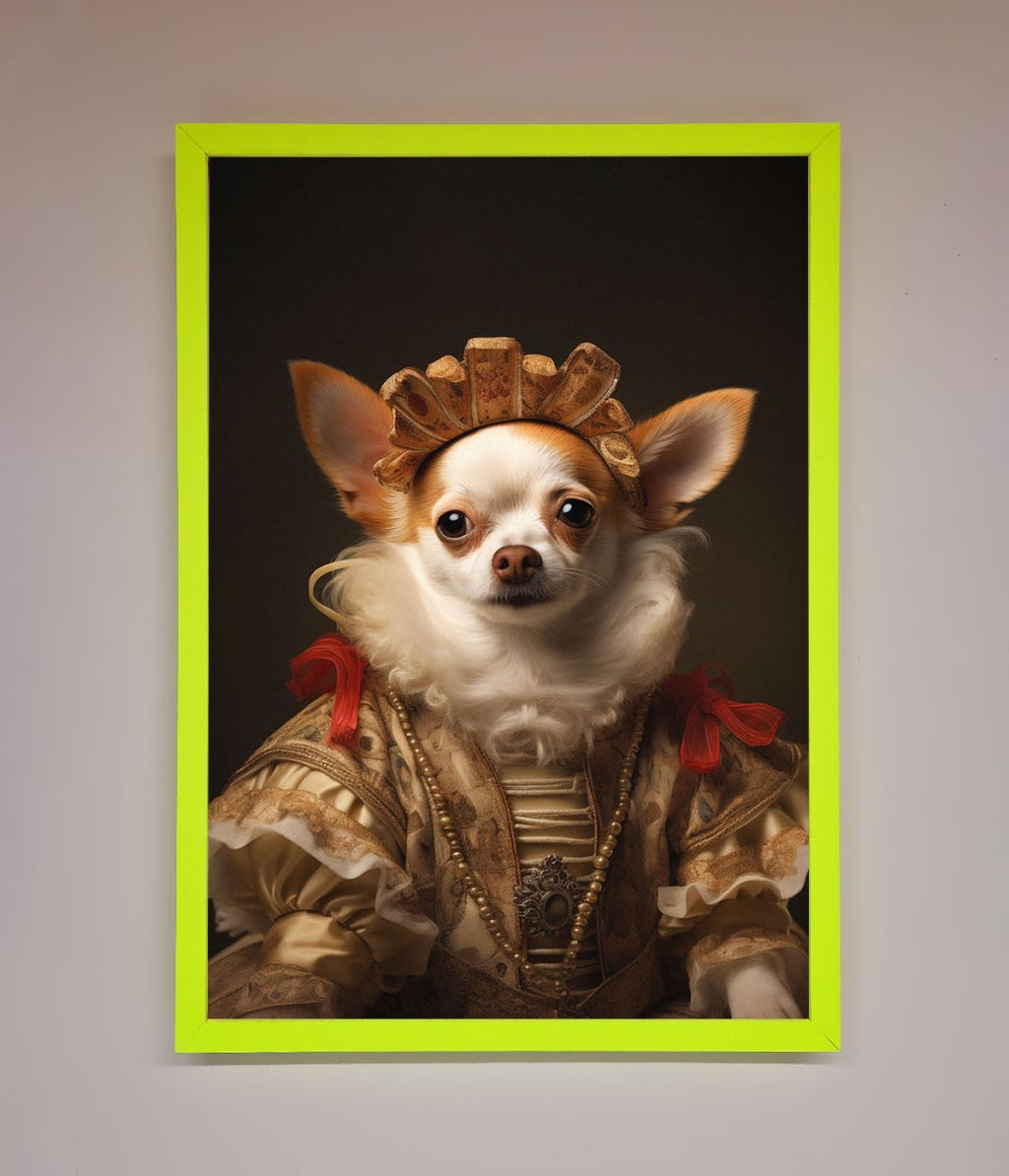 Renaissance Chihuahua Framed Print