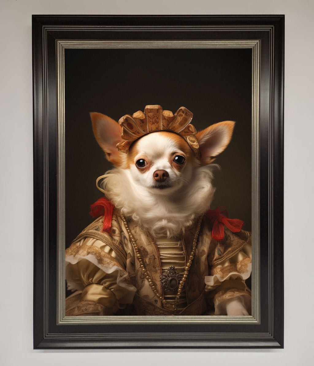 Renaissance Chihuahua Framed Print