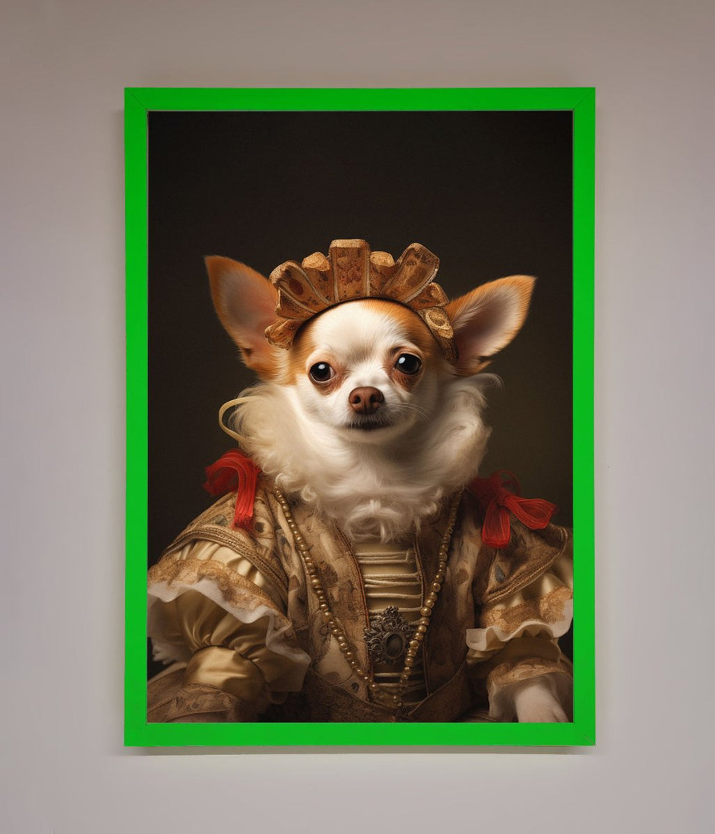 Renaissance Chihuahua Framed Print