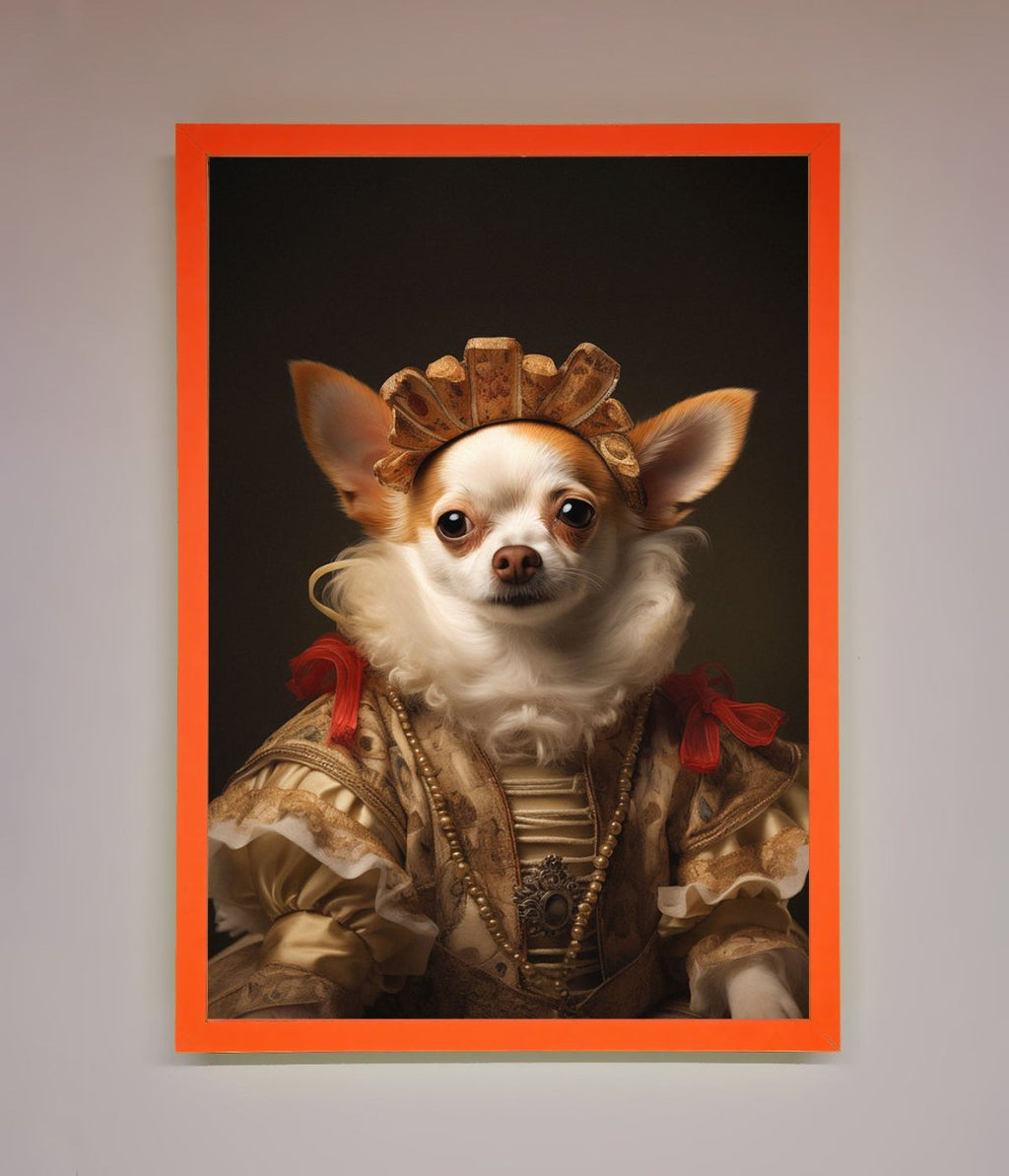 Renaissance Chihuahua Framed Print