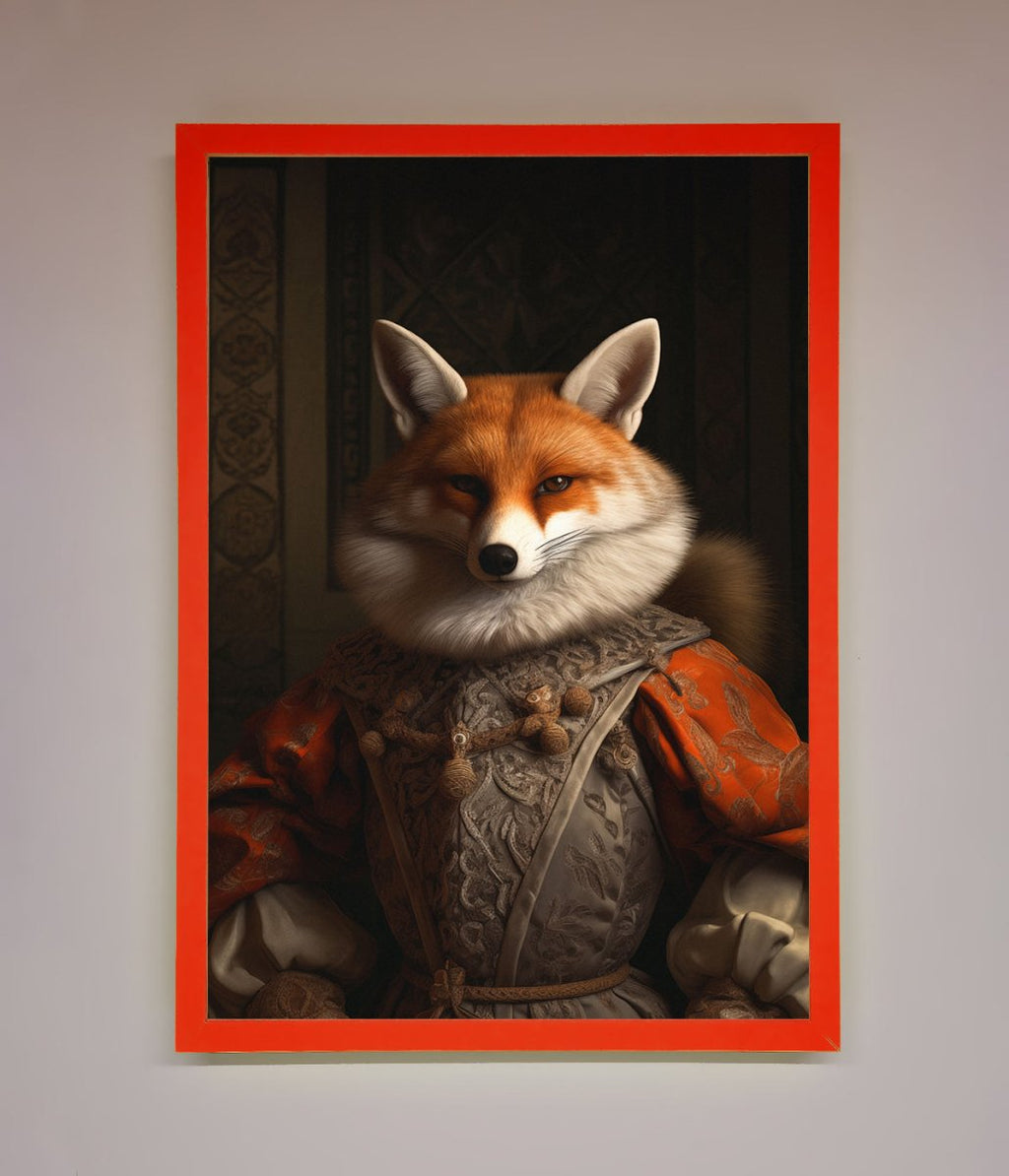 Renaissance Fox Framed Poster
