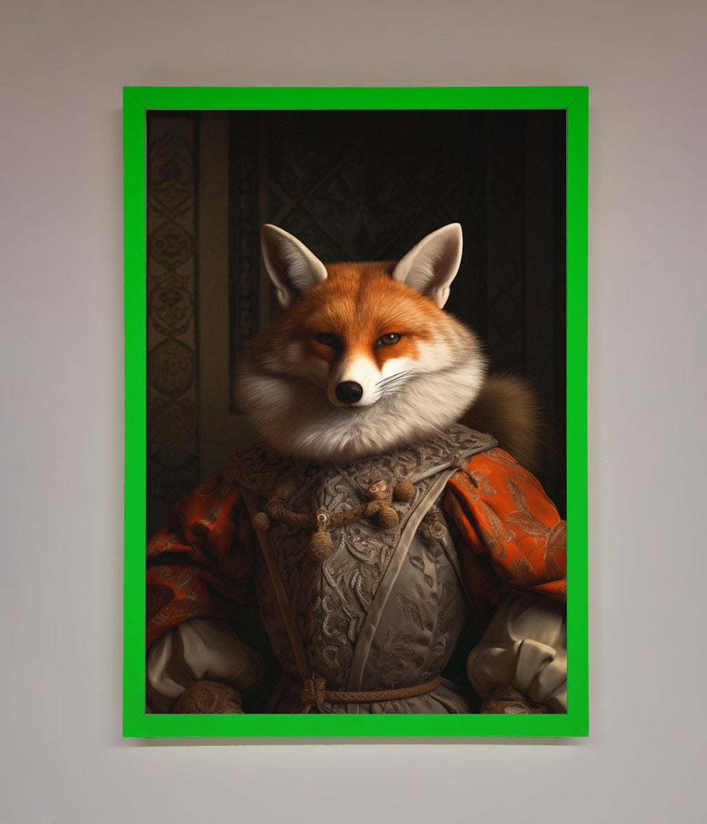 Renaissance Fox Framed Poster
