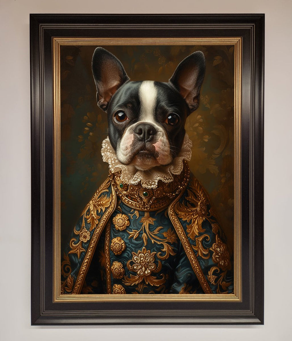 Renaissance French Bulldog Framed Print