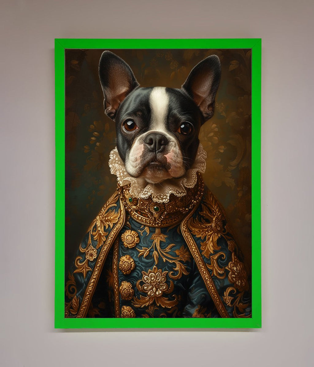 Renaissance French Bulldog Framed Print