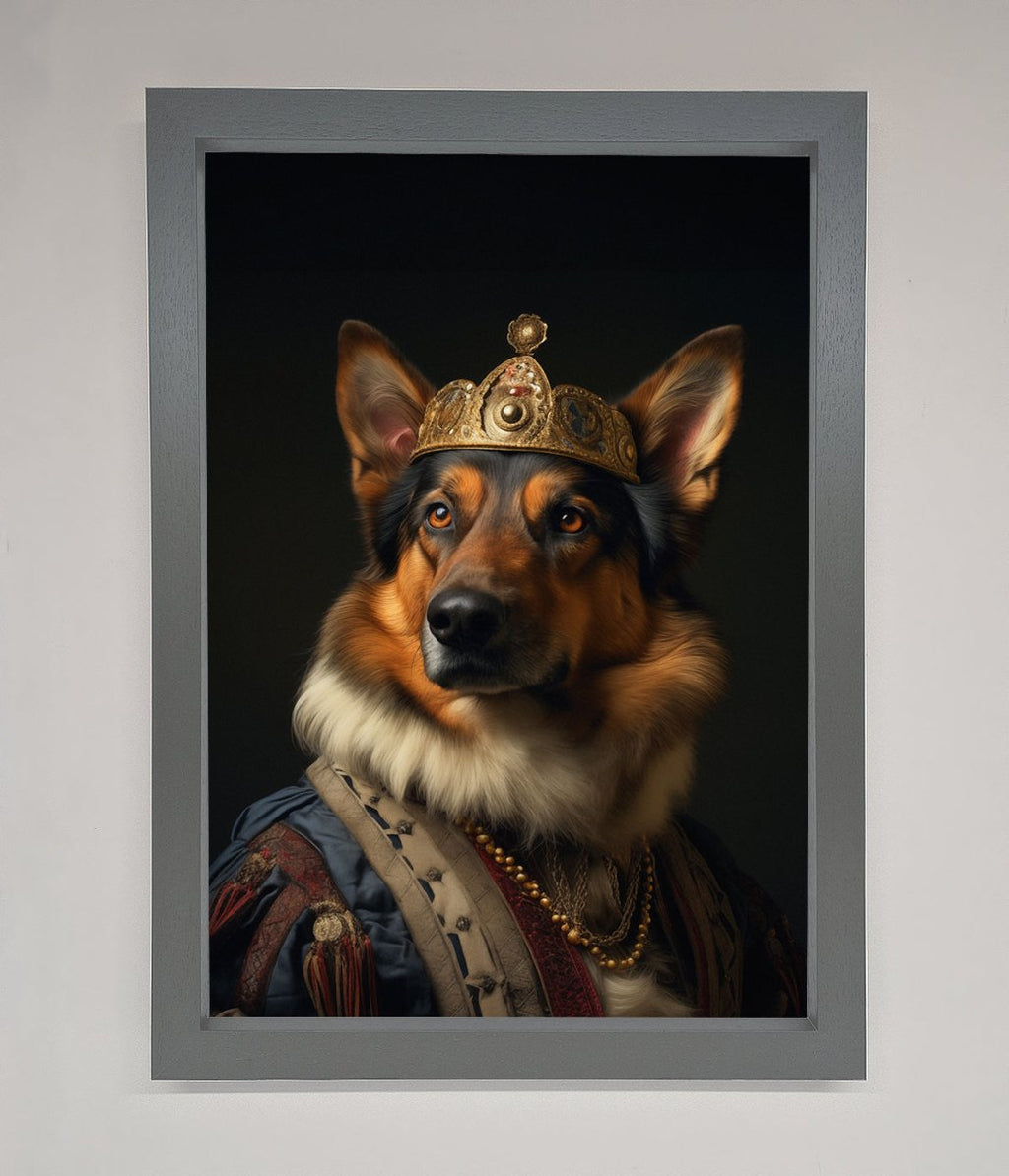 Renaissance German Shepherd Framed Wall Art