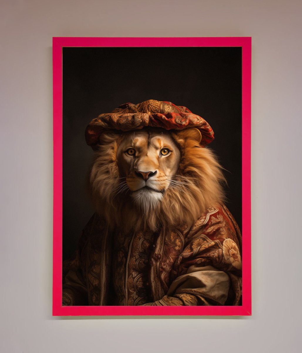 Renaissance Lion Framed Wall Art