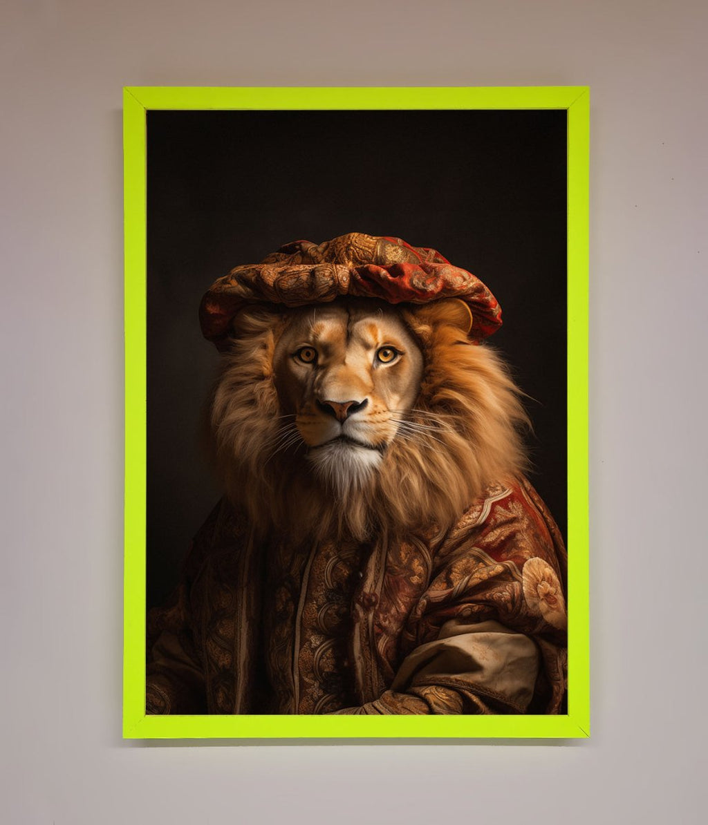 Renaissance Lion Framed Wall Art