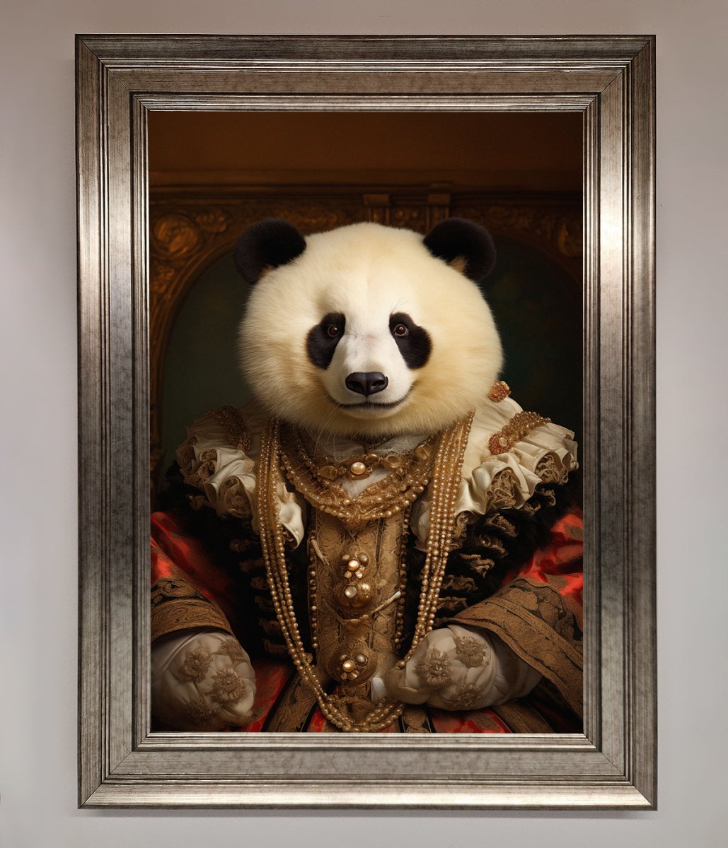 Renaissance Panda Framed Print