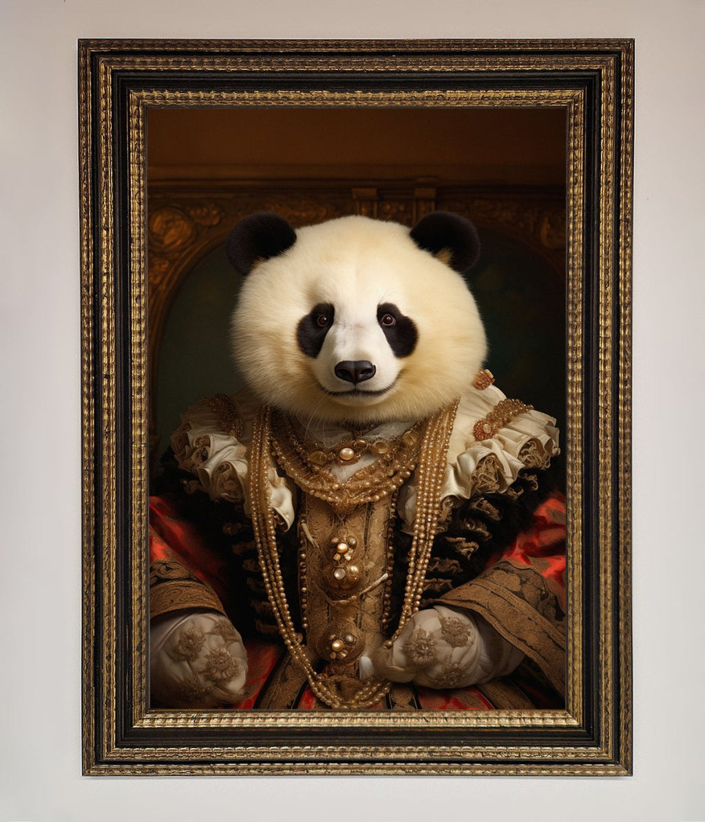 Renaissance Panda Framed Print