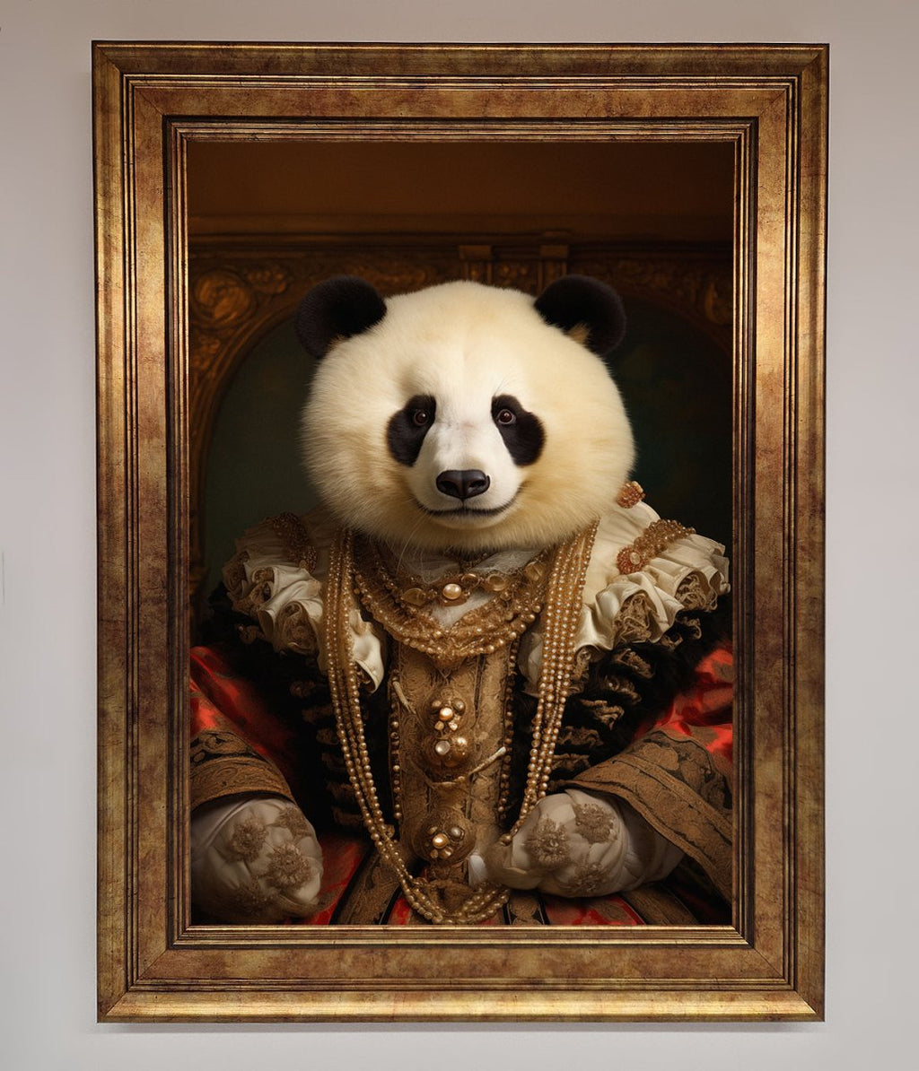 Renaissance Panda Framed Print