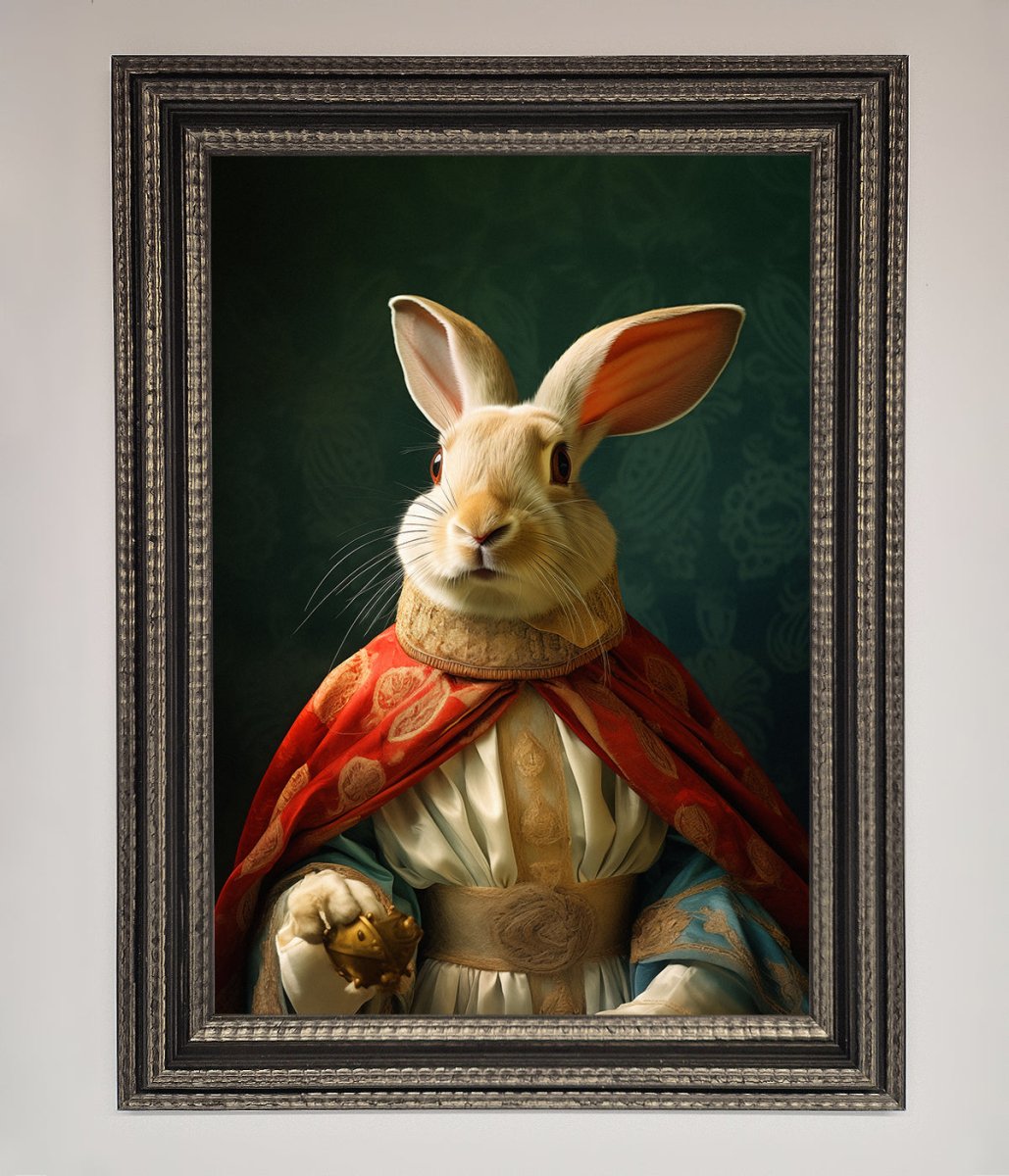 Renaissance Rabbit Framed Poster