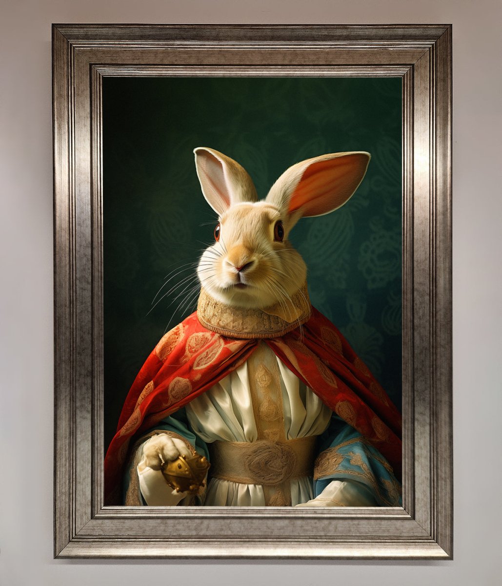 Renaissance Rabbit Framed Poster