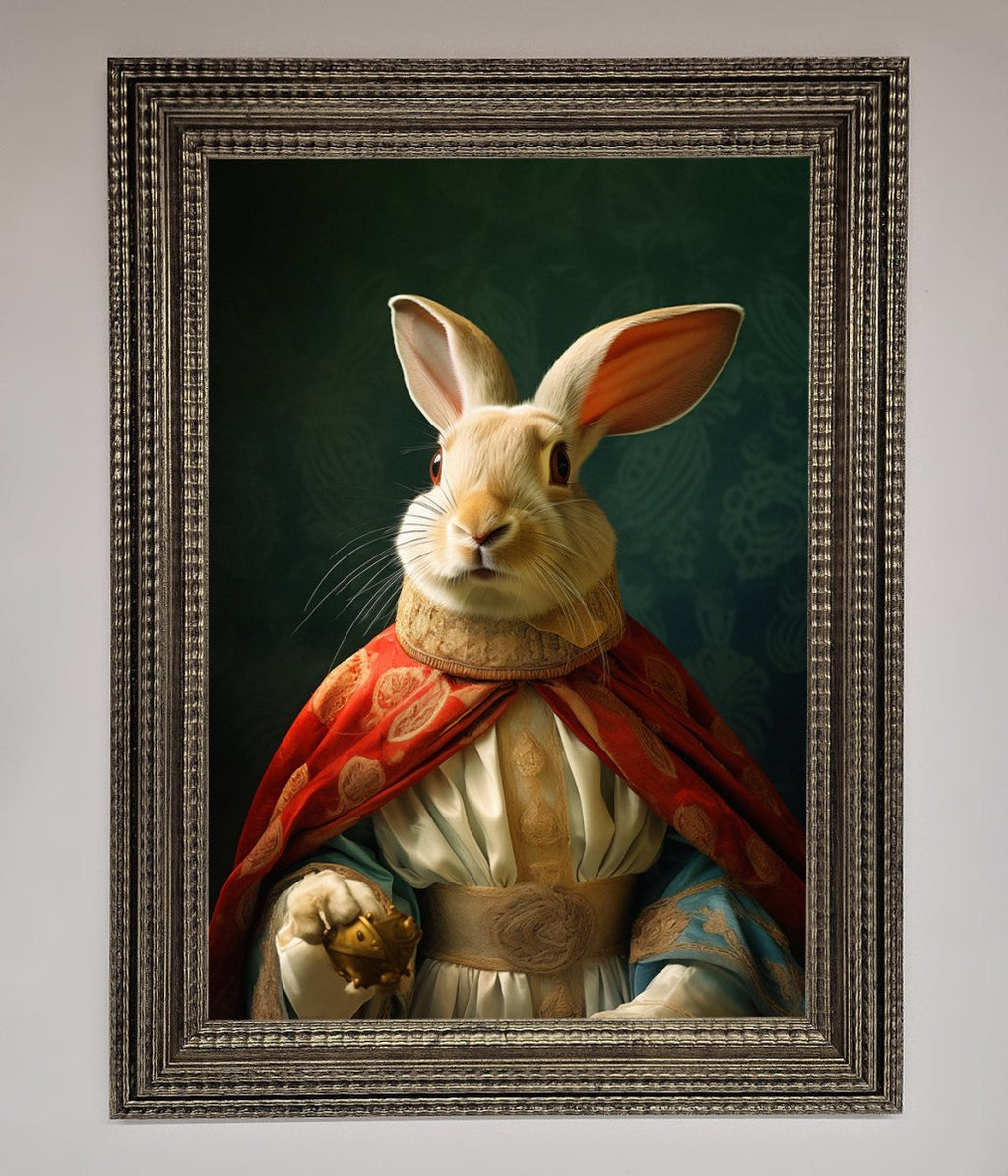 Renaissance Rabbit Framed Poster