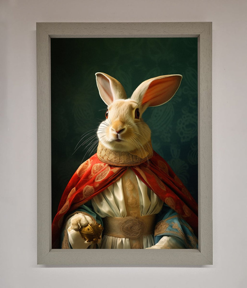 Renaissance Rabbit Framed Poster