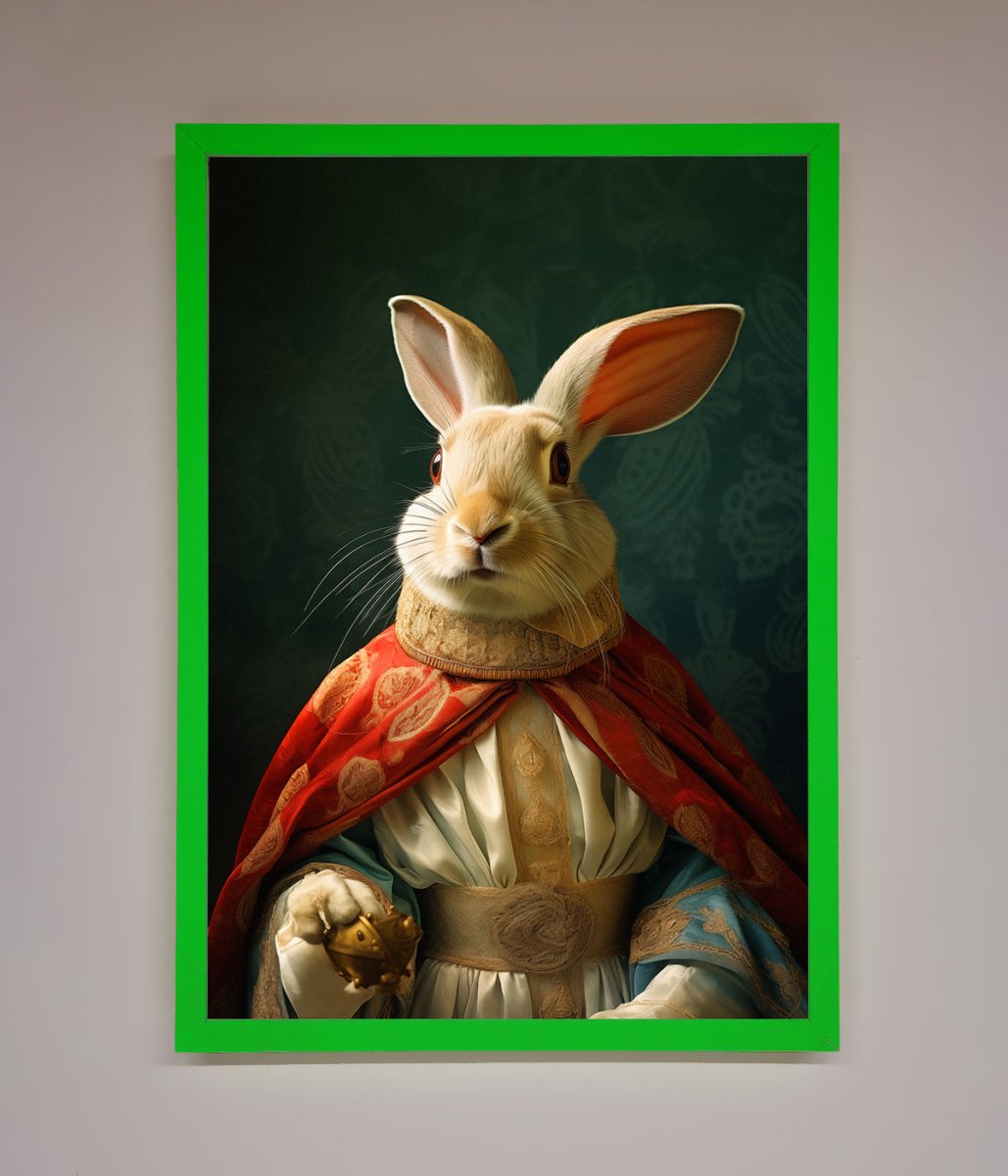 Renaissance Rabbit Framed Poster