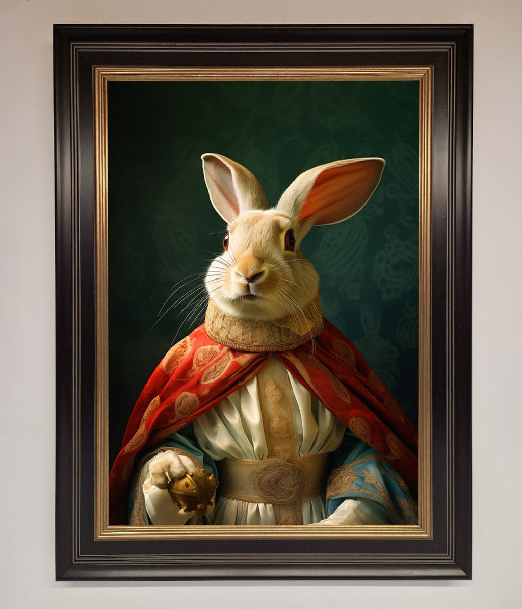 Renaissance Rabbit Framed Poster