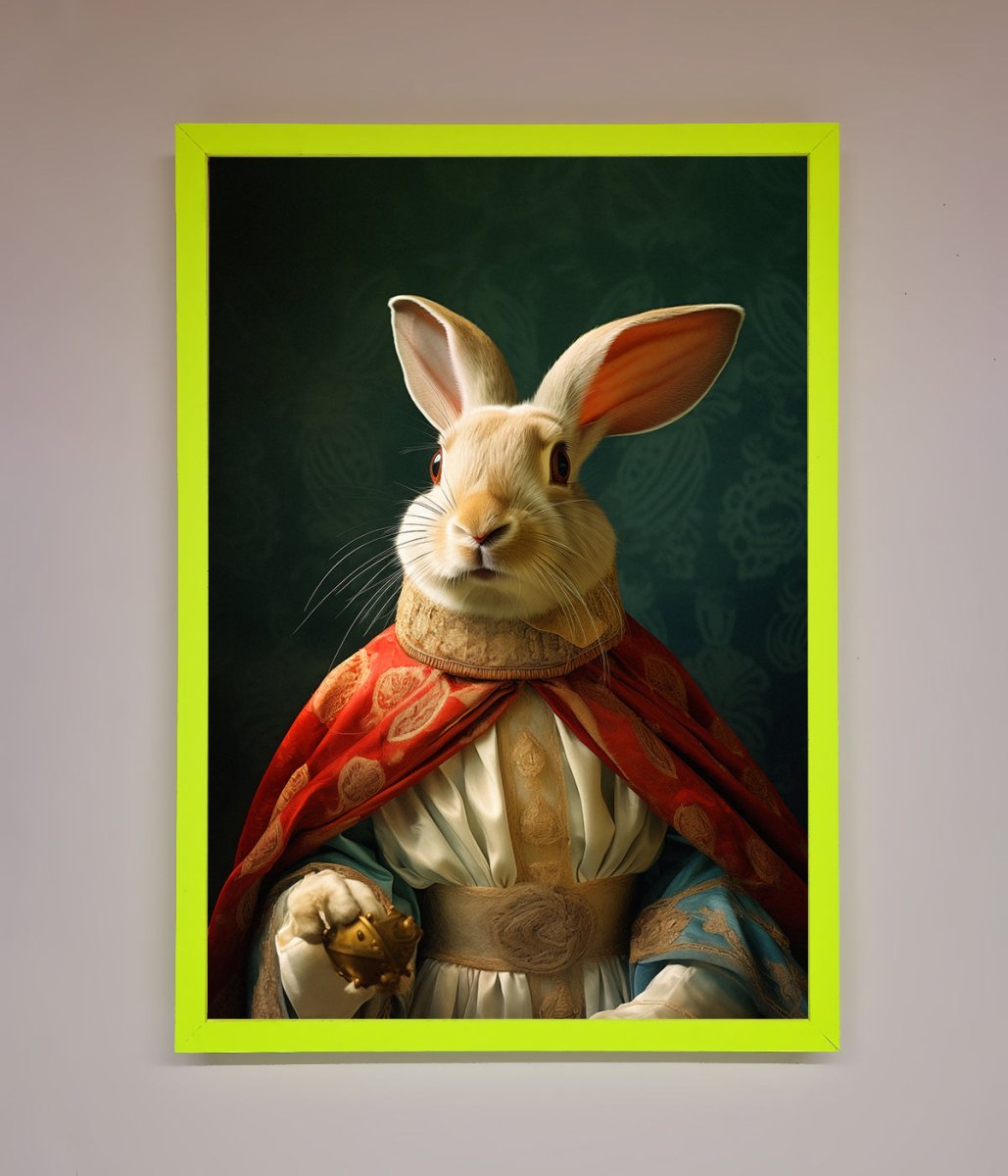Renaissance Rabbit Framed Poster