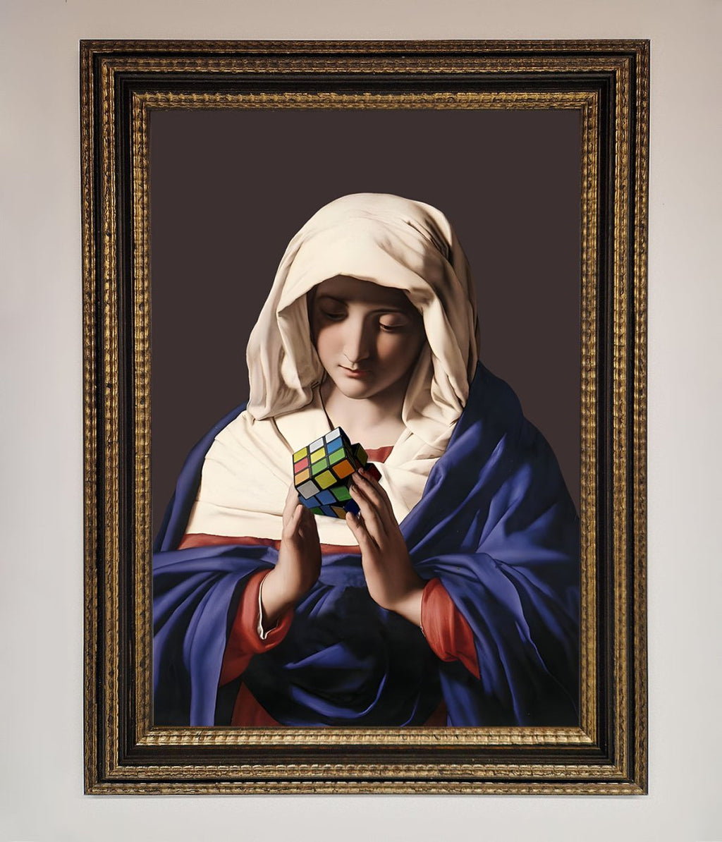 Renaissance Rubik Cube Framed Wall Art