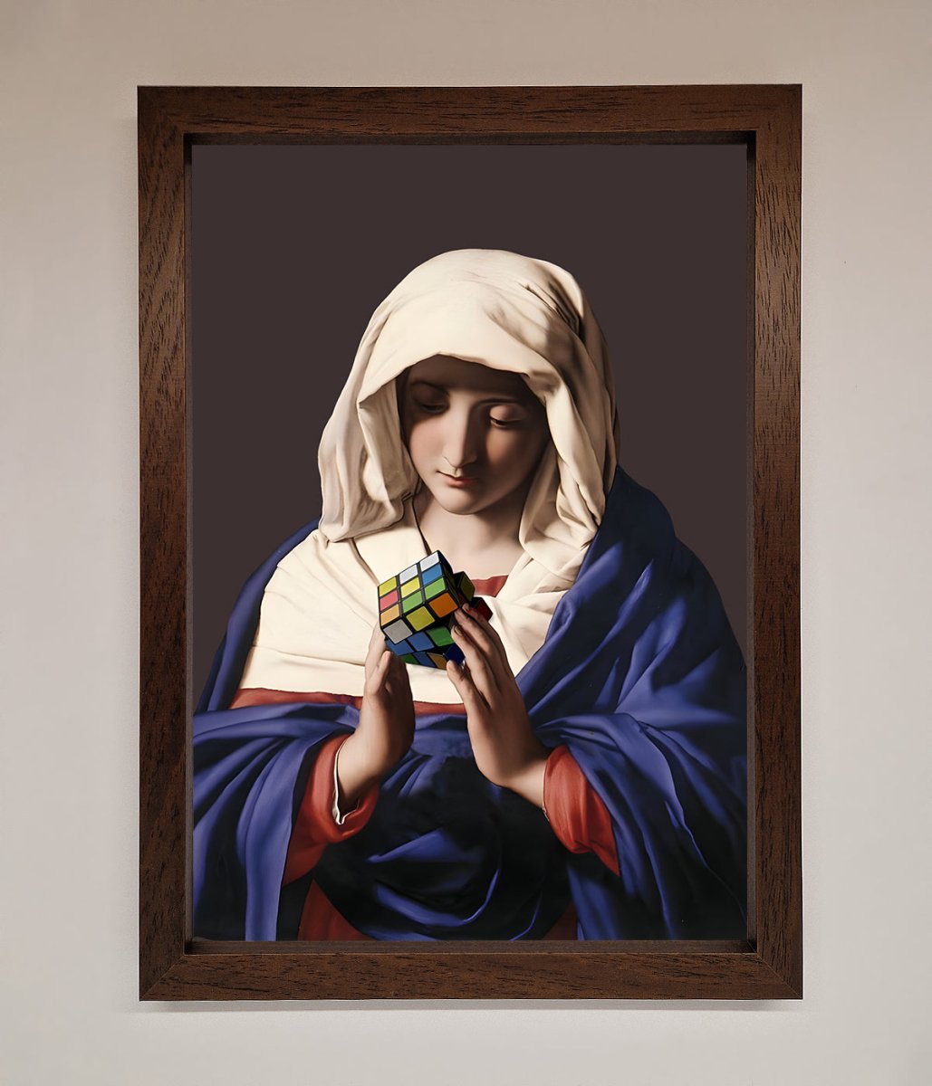 Renaissance Rubik Cube Framed Wall Art