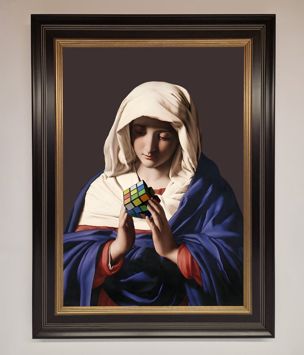 Renaissance Rubik Cube Framed Wall Art