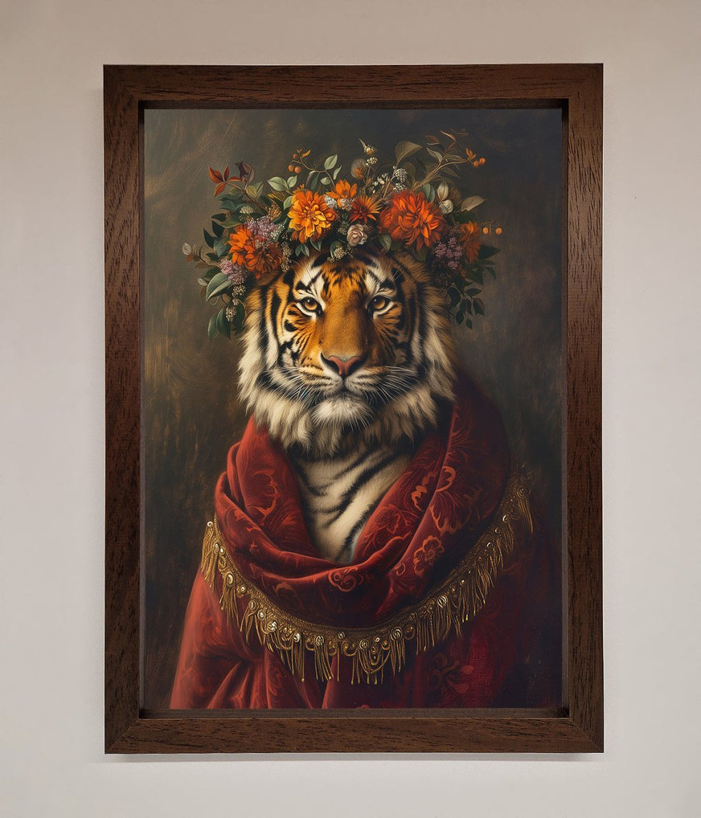 Renaissance Tiger Framed Wall Art