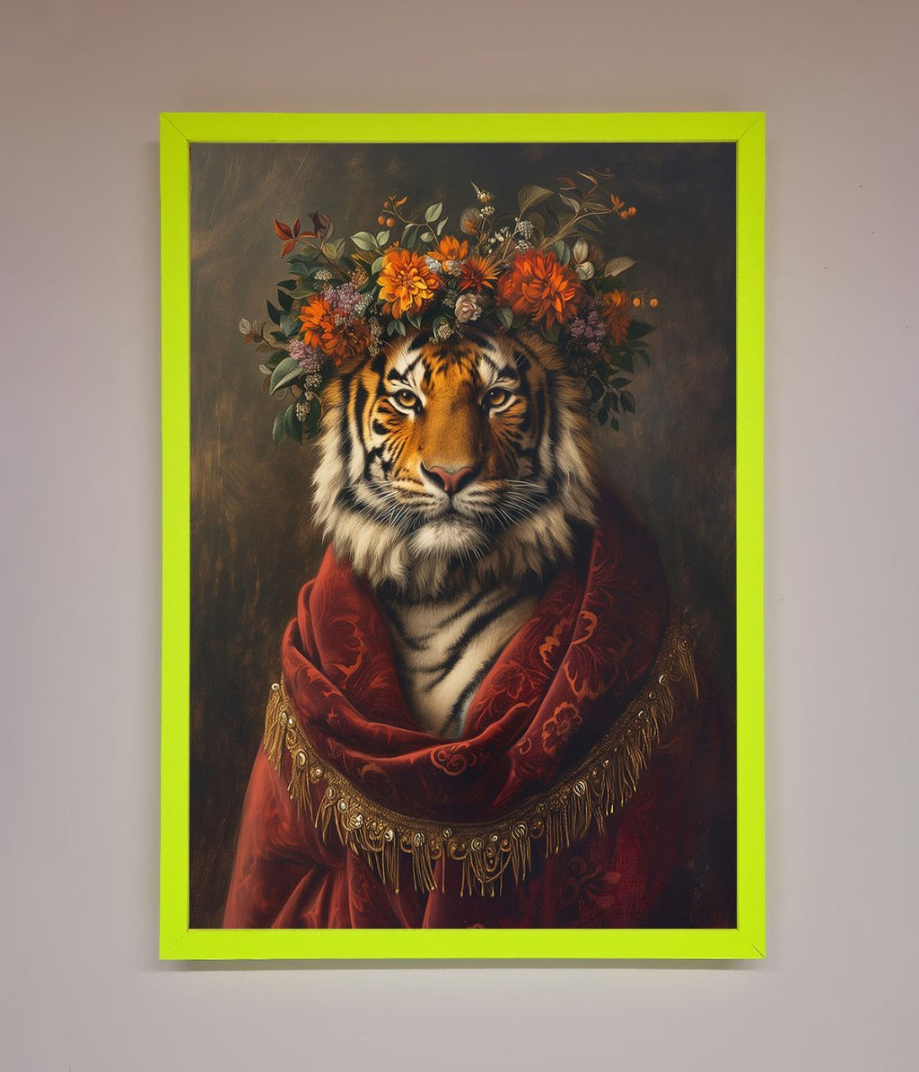 Renaissance Tiger Framed Wall Art