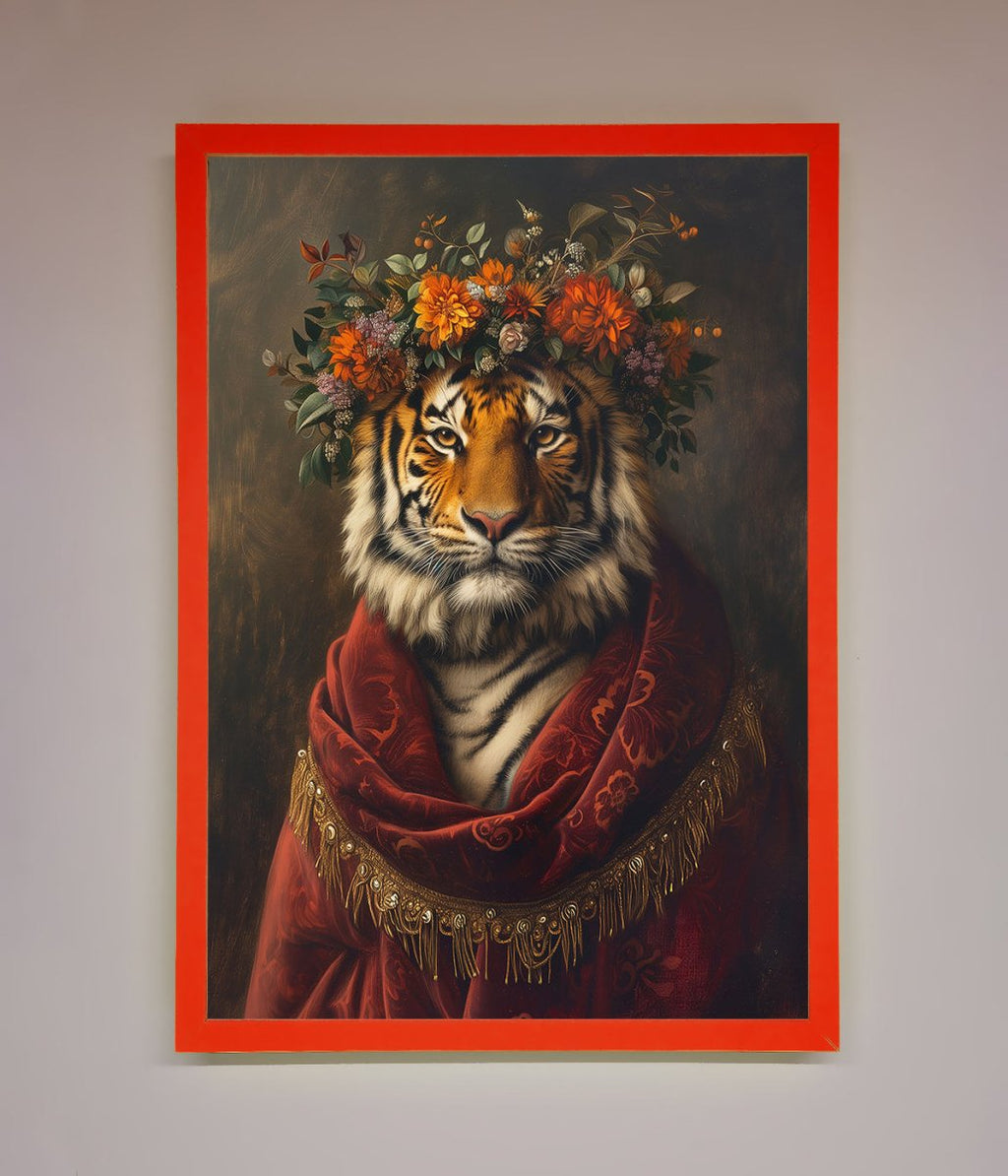 Renaissance Tiger Framed Wall Art
