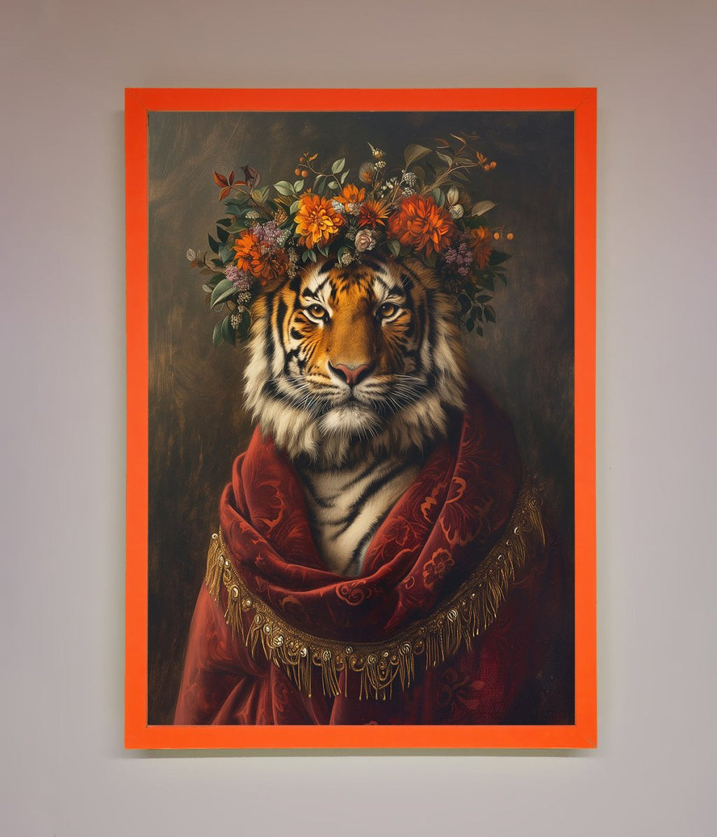 Renaissance Tiger Framed Wall Art