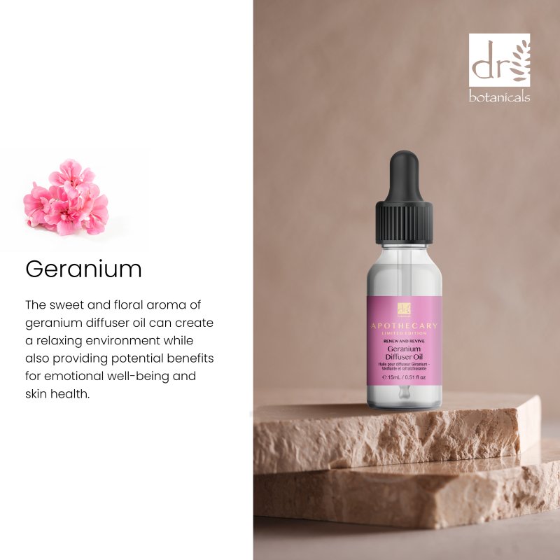 Geranium Diffuser Oil 15ml Limited Edition