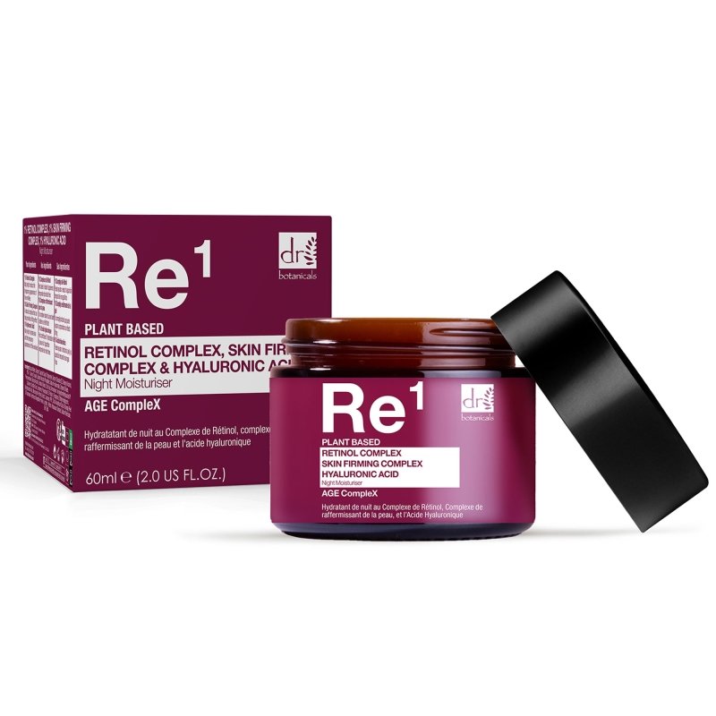Retinol Night Moisturiser 60ml with Hyaluronic Acid and Skin Firming Complex