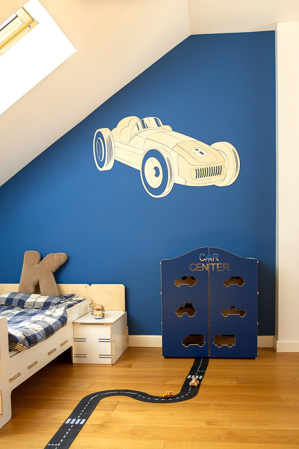 Wooden Wall Decoration - Retro Car
